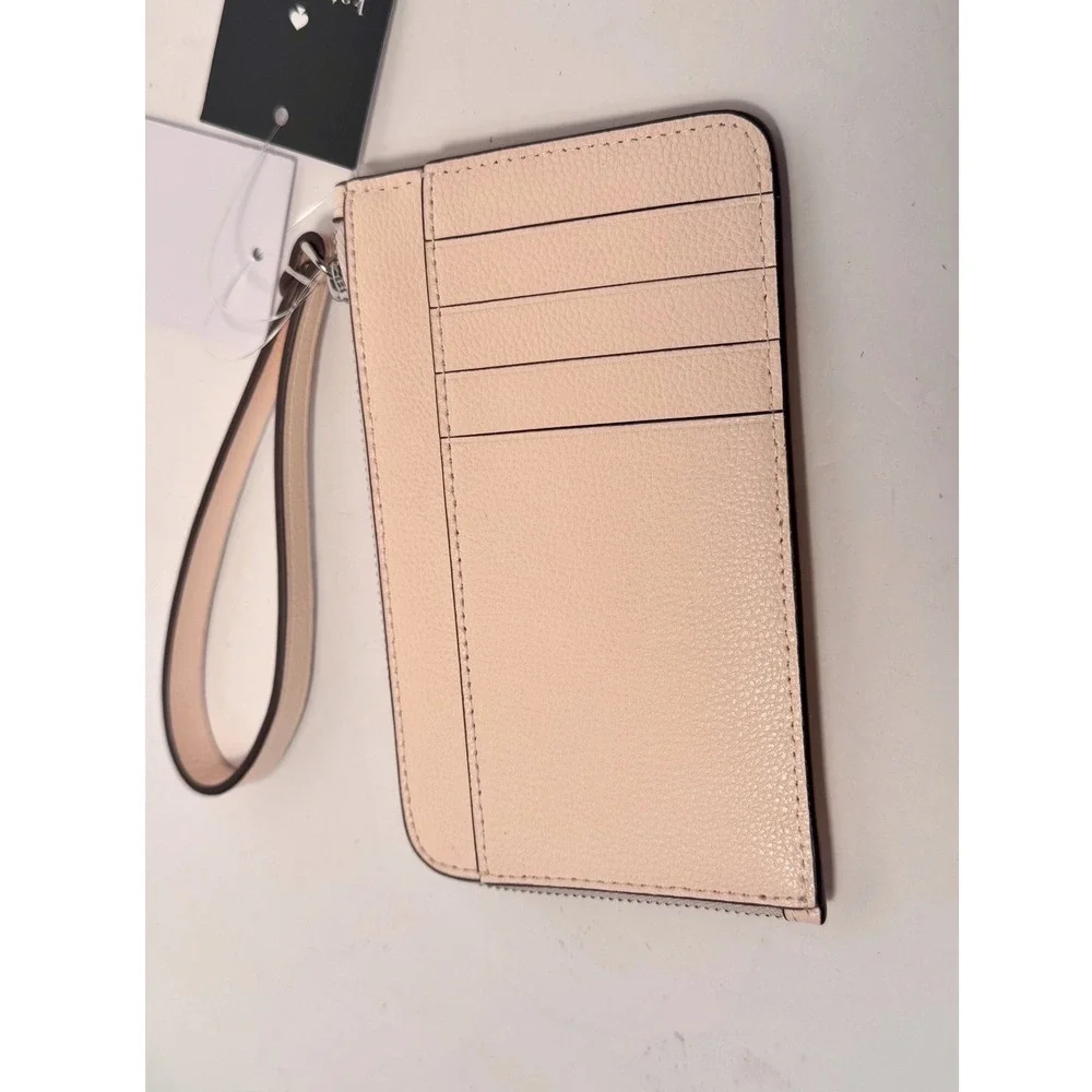 Kate Spade mini suede fringe crossbody & Lucy appliqué floral‎ wristlet